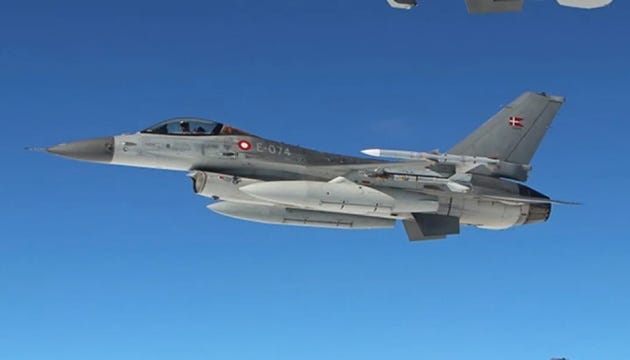 Данія підтверджує дозвіл Україні на використання F-16 проти військових цілей в Росії