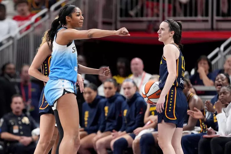Angel Reese Hits Caitlin Clark in the Head During Flagrant Foul