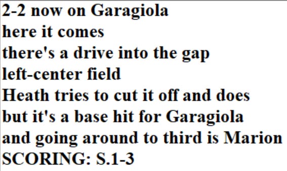 Diamond Mind Baseball Play By Play