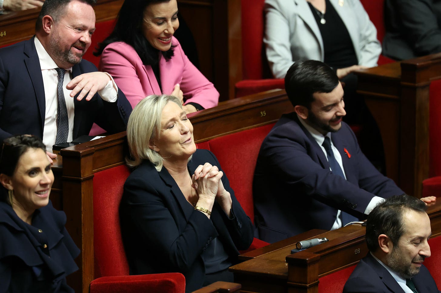 Le Pen defended her party's plan to topple the government