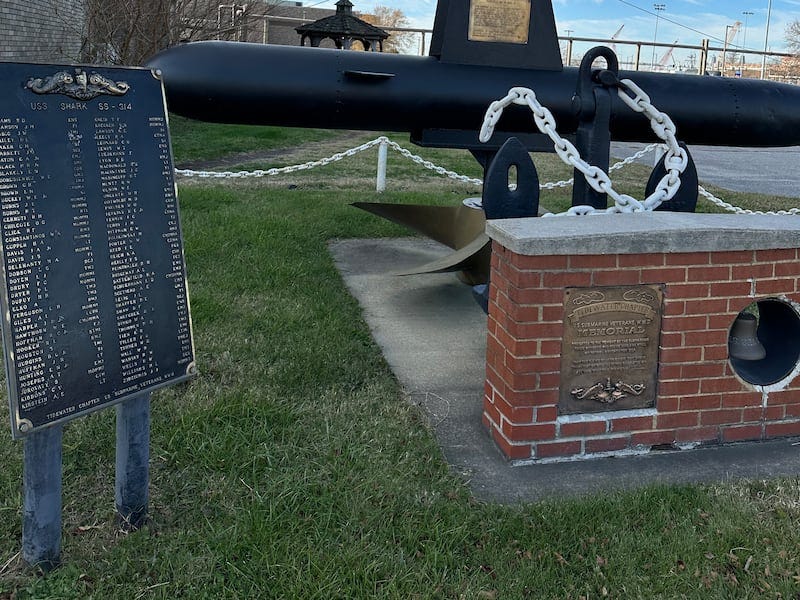 An older submarine on display. The US has 64 nuclear-powered subs. Mohamed Maher / The National