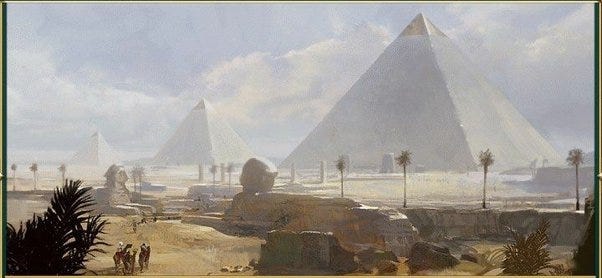 What did the Pyramids of Giza look like in the beginning? - Quora
