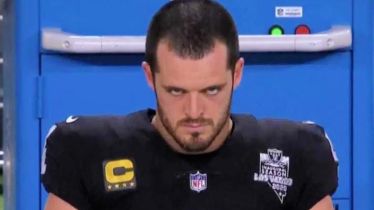Angry Derek Carr is the latest NFL meme | Sporting News