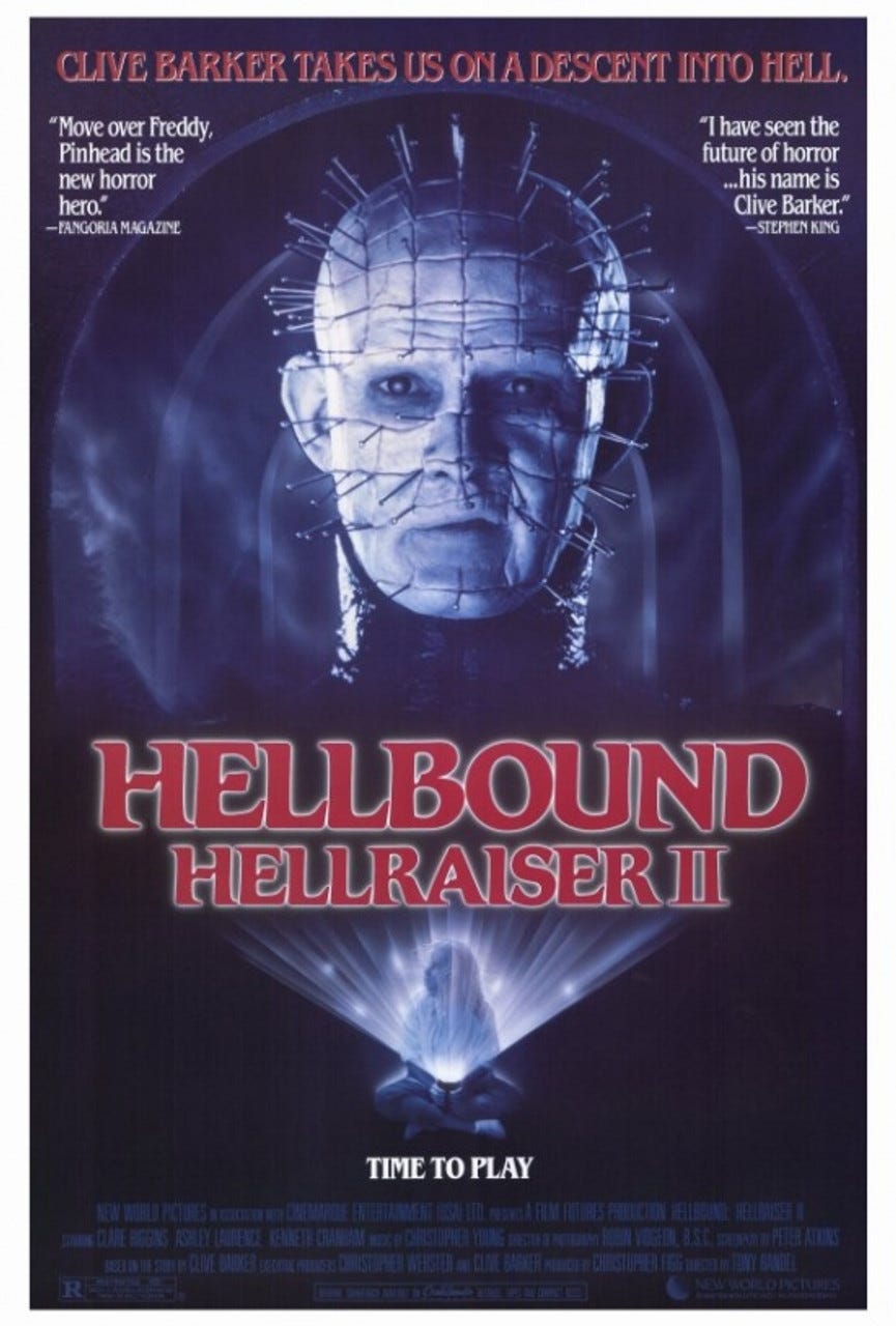 Hellbound: Hellraiser 2 Movie Poster Print (27 x 40) - Item # MOVIF8386 -  Posterazzi