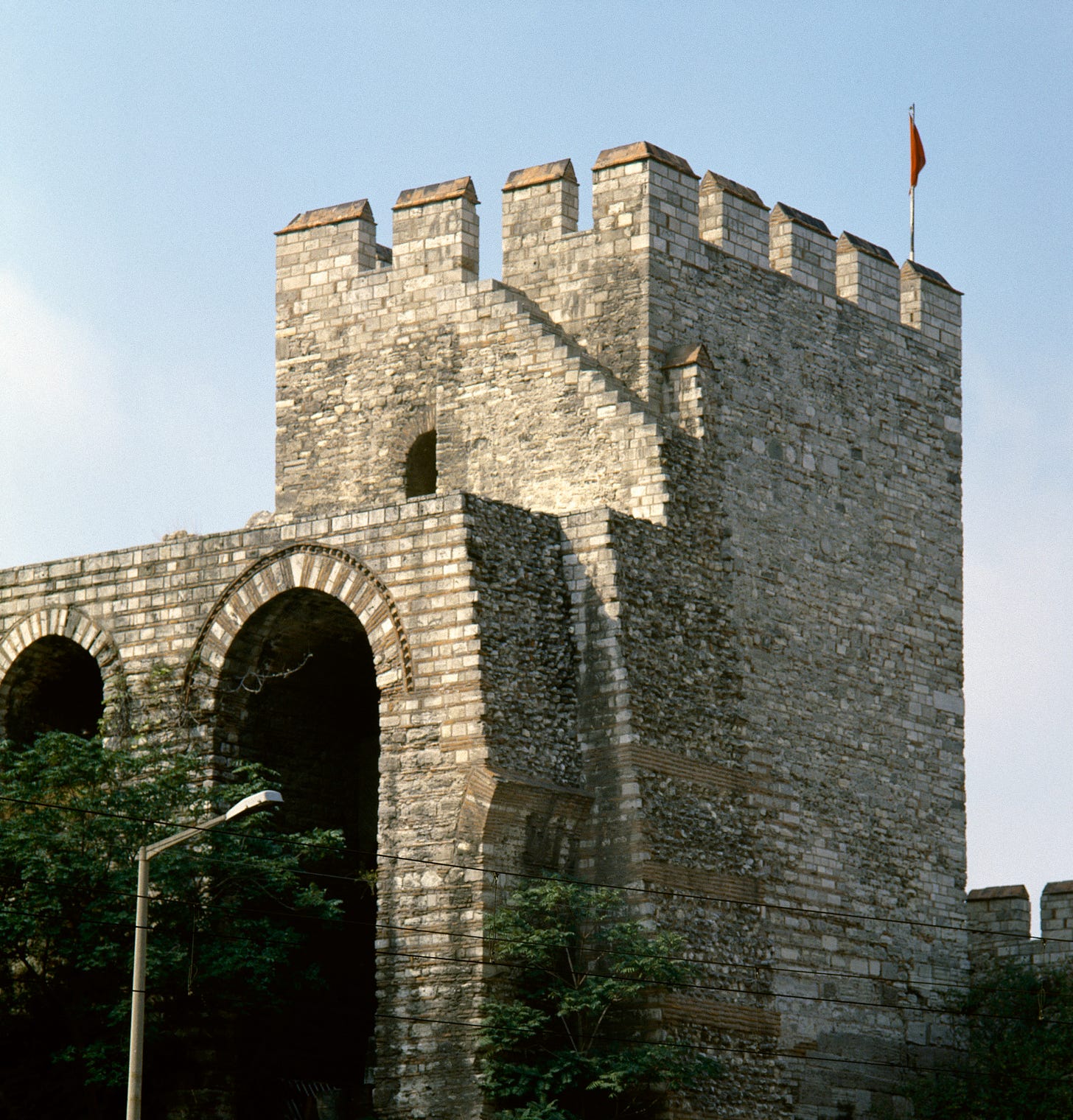 A tower of the Constantinople city wall