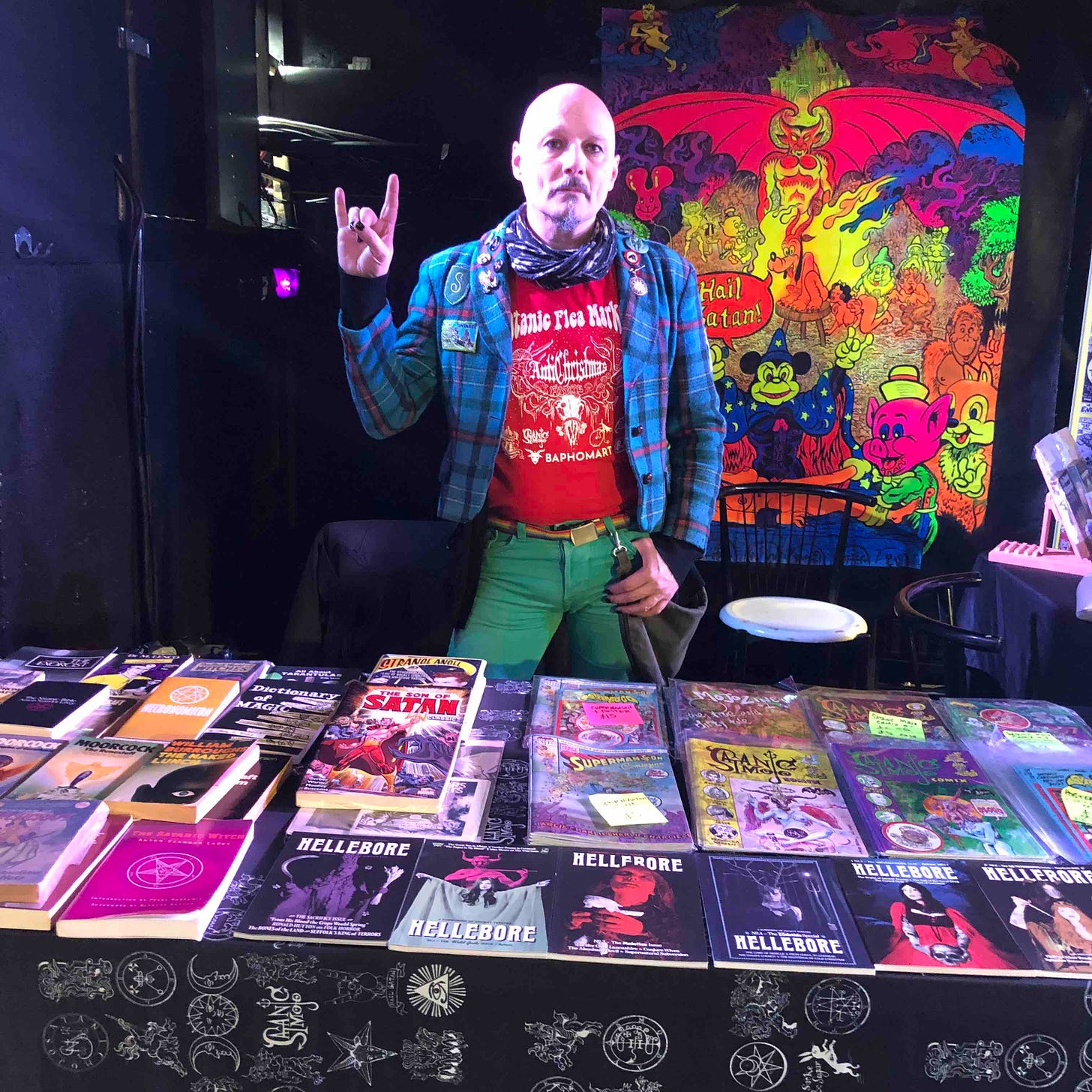 Jason Atomic at the Satanic Flea Market - Photo by Manko Sebastian
