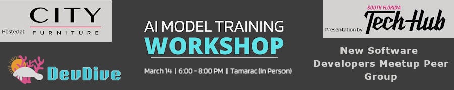 DevDive Peer Group - AI Model Training Workshop for All Levels