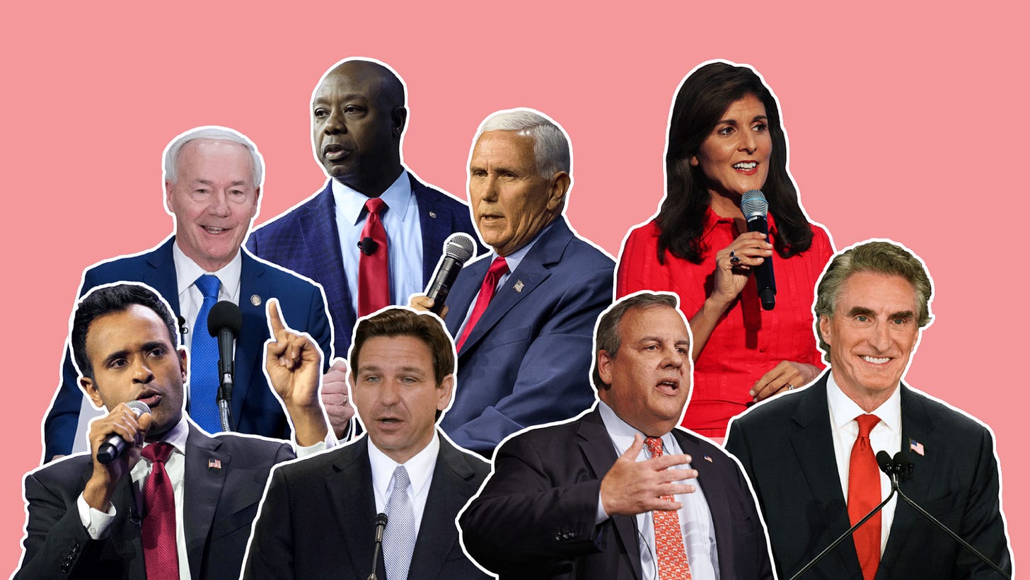 Which 2024 Candidates Will Be at the First Republican Debate? - The New  York Times