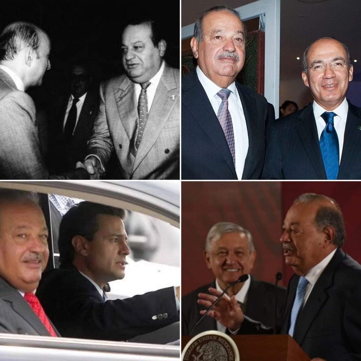 Guro Silva Rabinovich 🇮🇱🇲🇽🏳️‍🌈 on X: "@galvanochoa @abrahamendieta  Carlos Slim le dio espaldarazo a Peña, a Calderón, a Fox, a Zedillo y a  Salinas. Es empresario y sabe lo que cuesta una