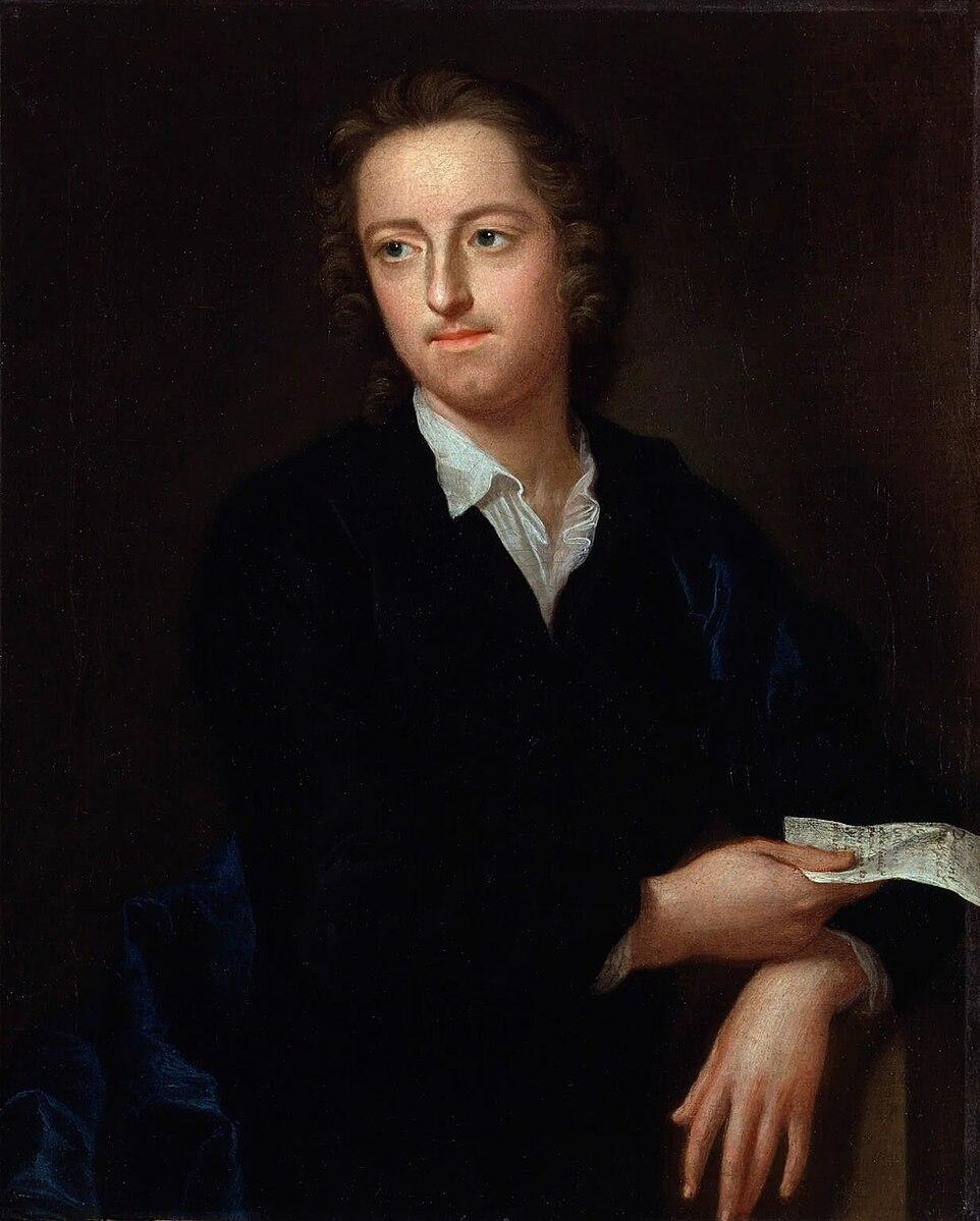 A portrait of Thomas Gray, 1747–1478, by John Giles Eccardt. Oil on canvas; 15 7/8 inches by 12 7/8 inches. National Portrait Gallery, London. Thomas Gray was a shy British poet who published only 13 poems over his lifetime. His most famous is "Elegy in a Country Churchyard." (Public Domain)