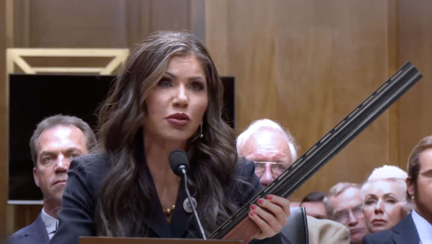 Senate Committee Sticks To Softball Questions For Shotgun-Toting Kristi Noem  | Babylon Bee