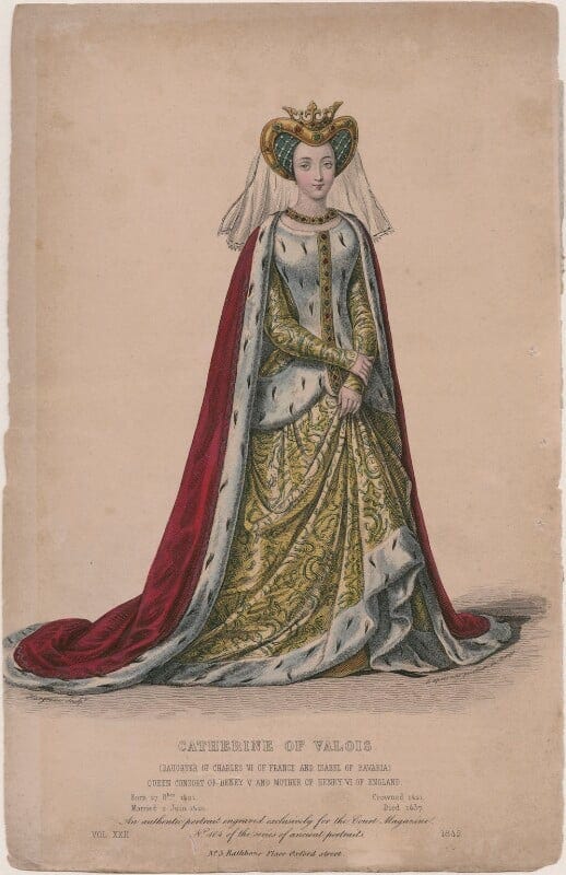 NPG D21551; Catherine of Valois - Portrait - National Portrait Gallery