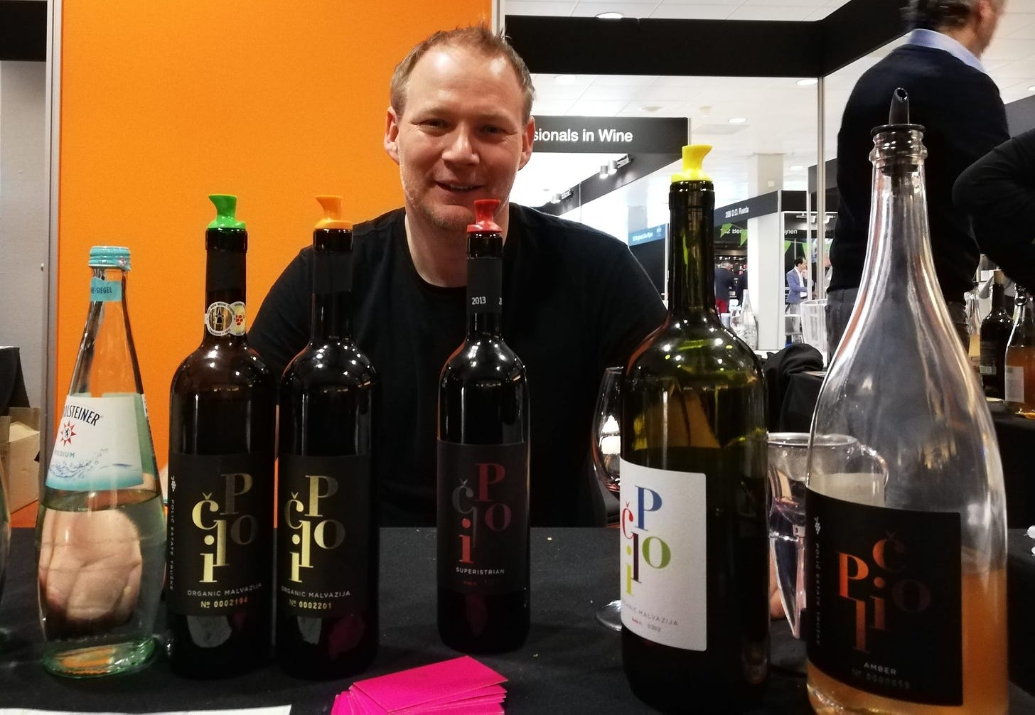 Peter Polic at Wine Professionals, Amsterdam, Jan 2020