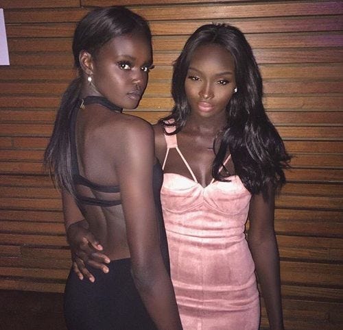 Duckie Thot & Nikki Perkins | Dark skin women, Women, Beautiful dark skin