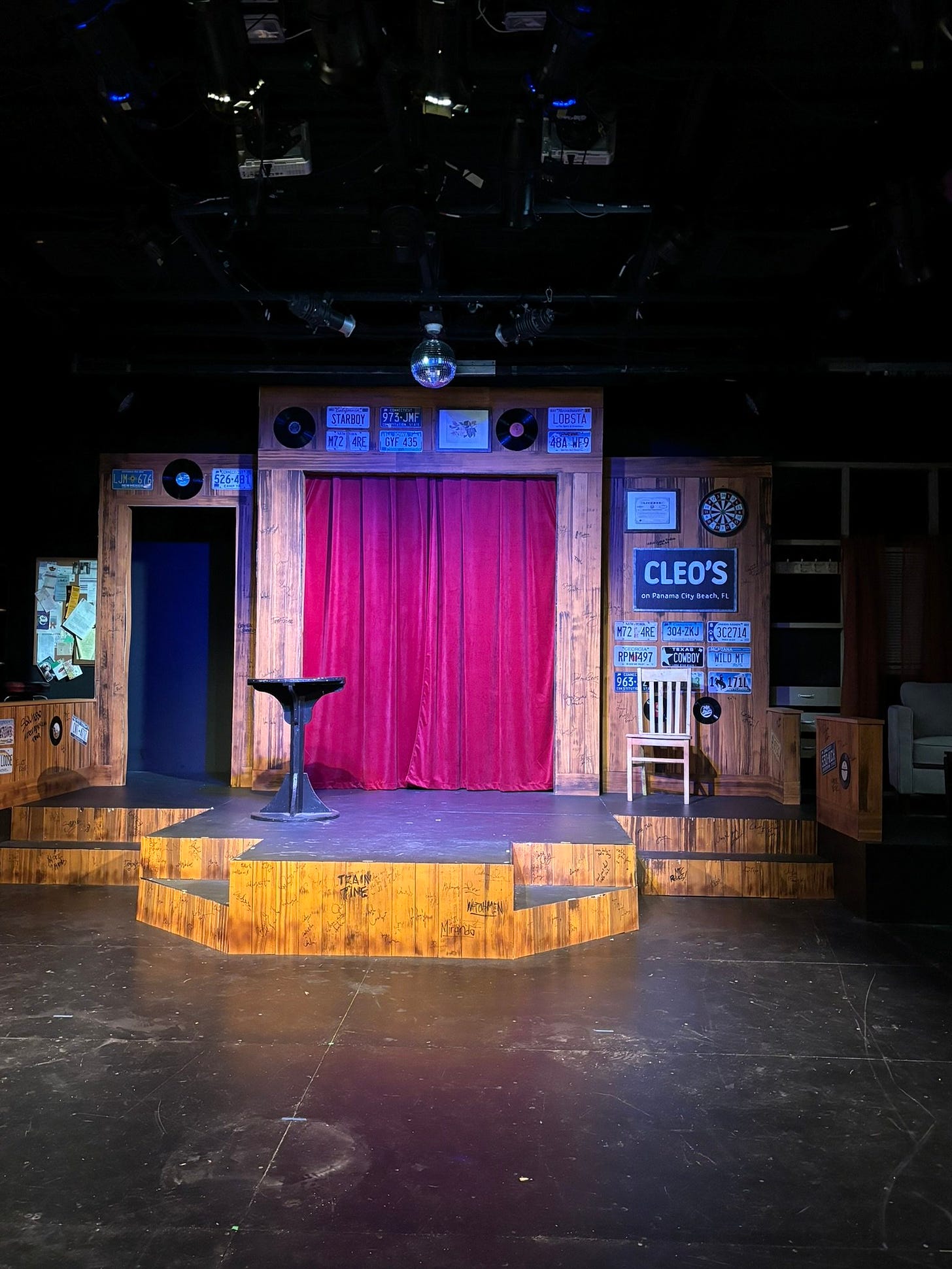 comedy stage at MTC