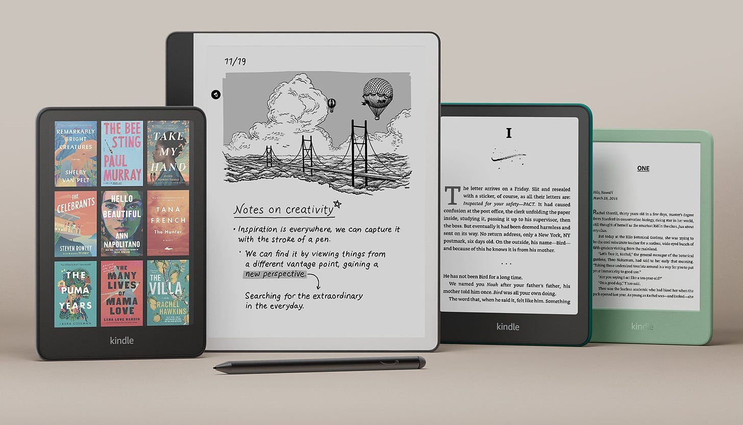 Kindle 2024 lineup