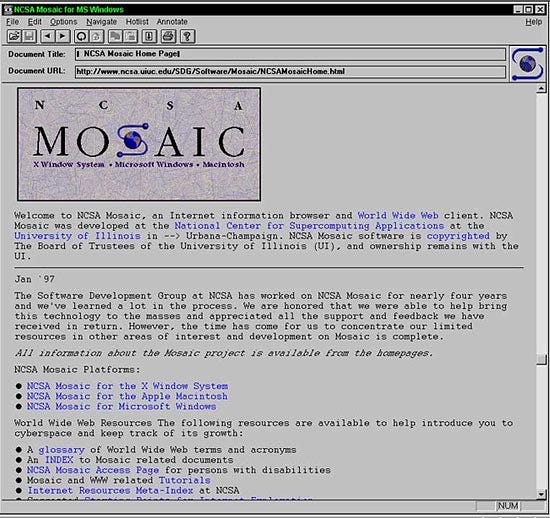April 22, 1993: Mosaic Browser Lights Up Web With Color, Creativity | WIRED