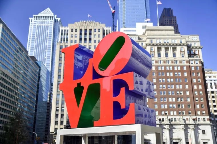 LOVE (1976) by Robert Indiana.