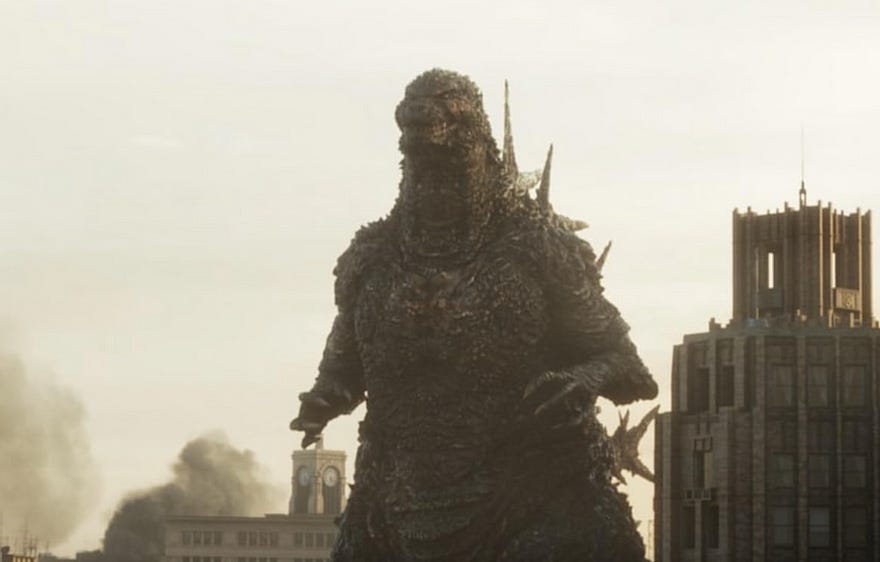 Menacing Image of Godzilla from Godzilla Minus One | Toho