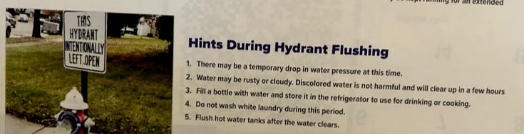 Hints During Hydrant Flushing image Hints During Hydrant Flushing image