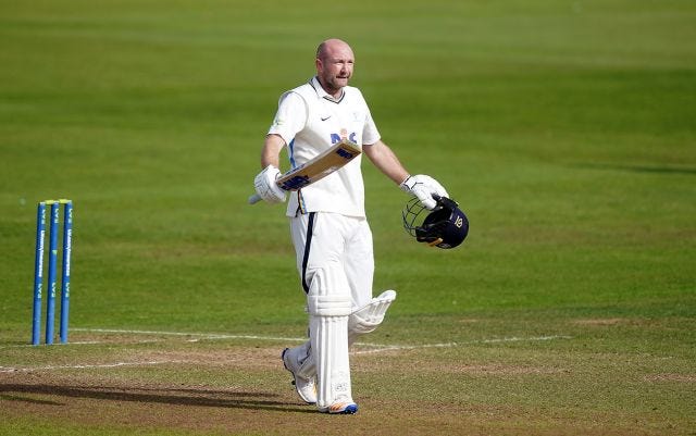 Adam Lyth ended his lean patch with a hundred