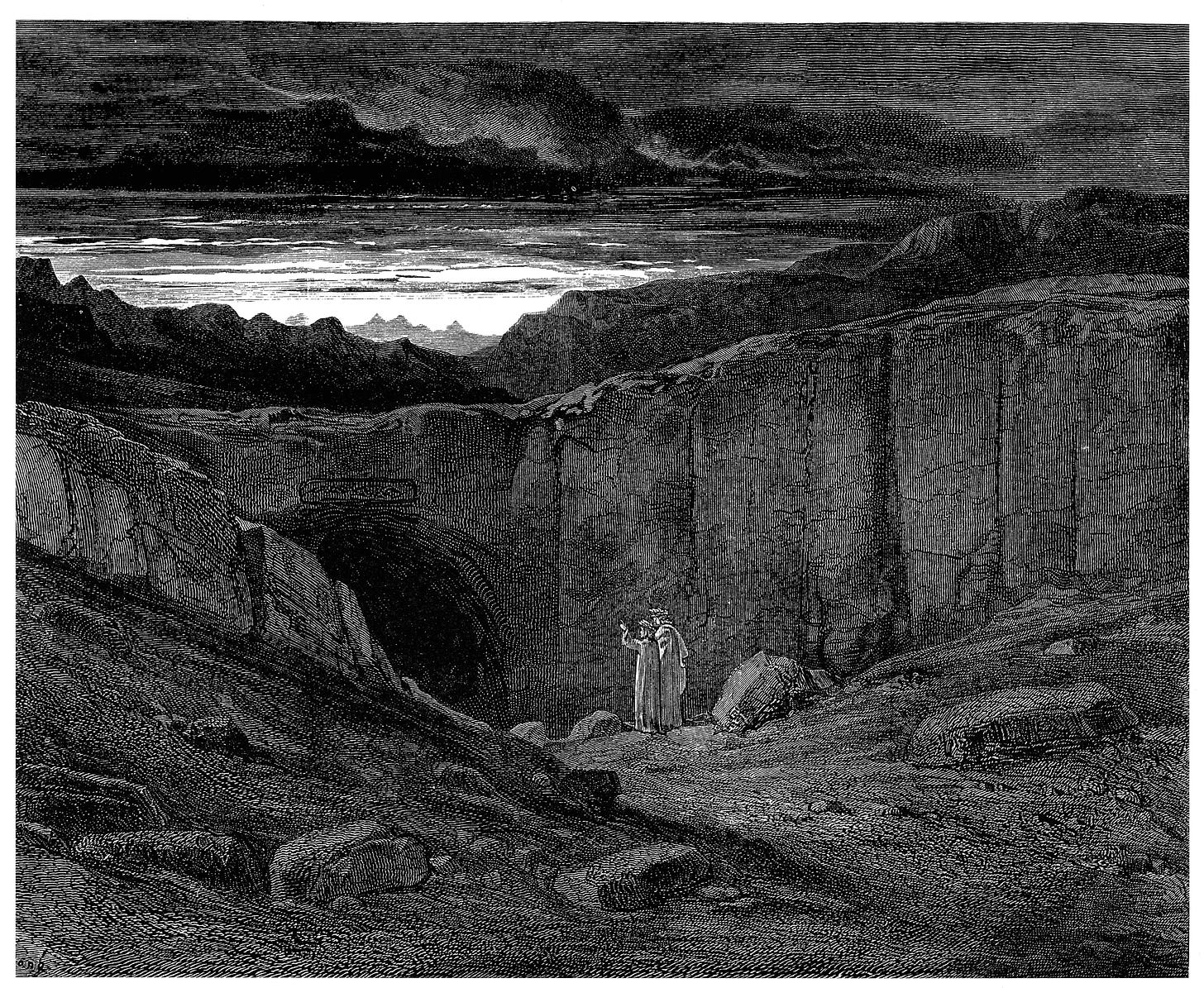 File:Gustave Doré - Dante Alighieri - Inferno - Plate 8 (Canto III - Abandon  all hope ye who enter here).jpg - Wikimedia Commons