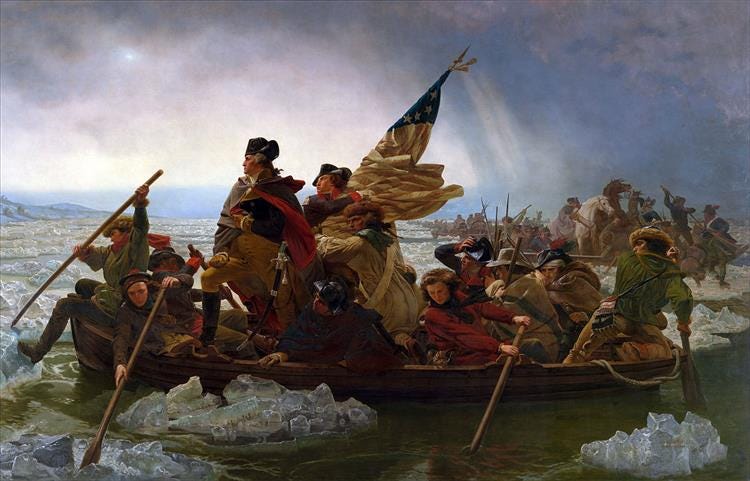 Washington Crossing the Delaware, 1851 - Emanuel Leutze