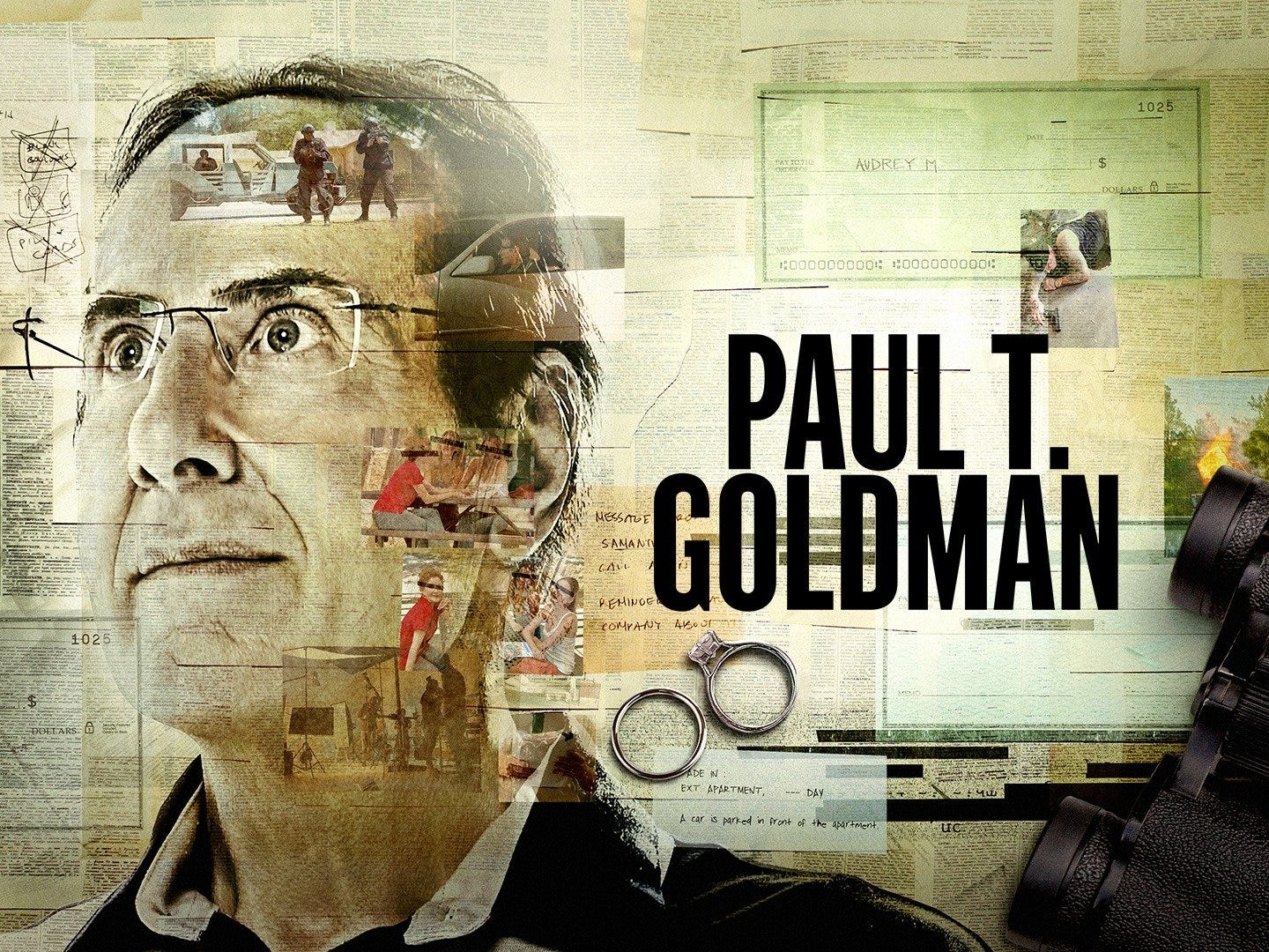 The Paul T Goldman poster showing his face 