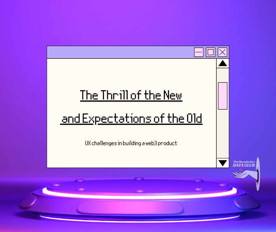 Blog title: The thrill of the new and expectations of the old