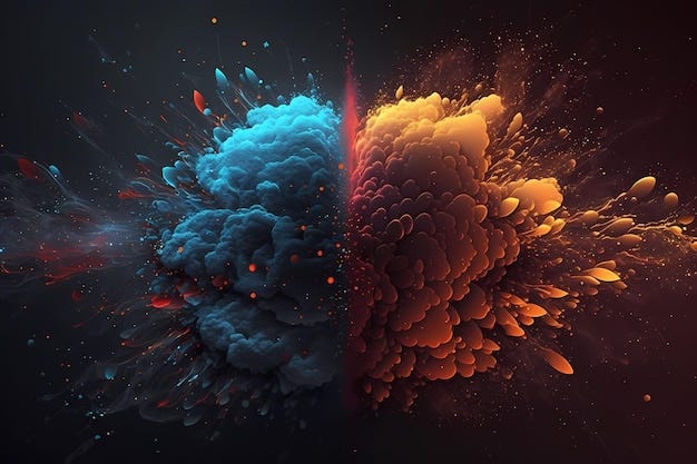 Premium Photo | A digital art of two different colors and one that  says'fire '