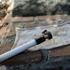 Pipe with Shutoff attached