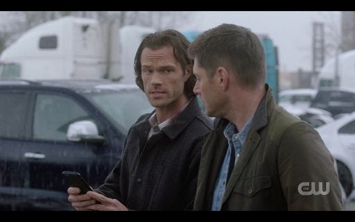 Sam Winchester on six hours on I 76 for Amara SPN 1515