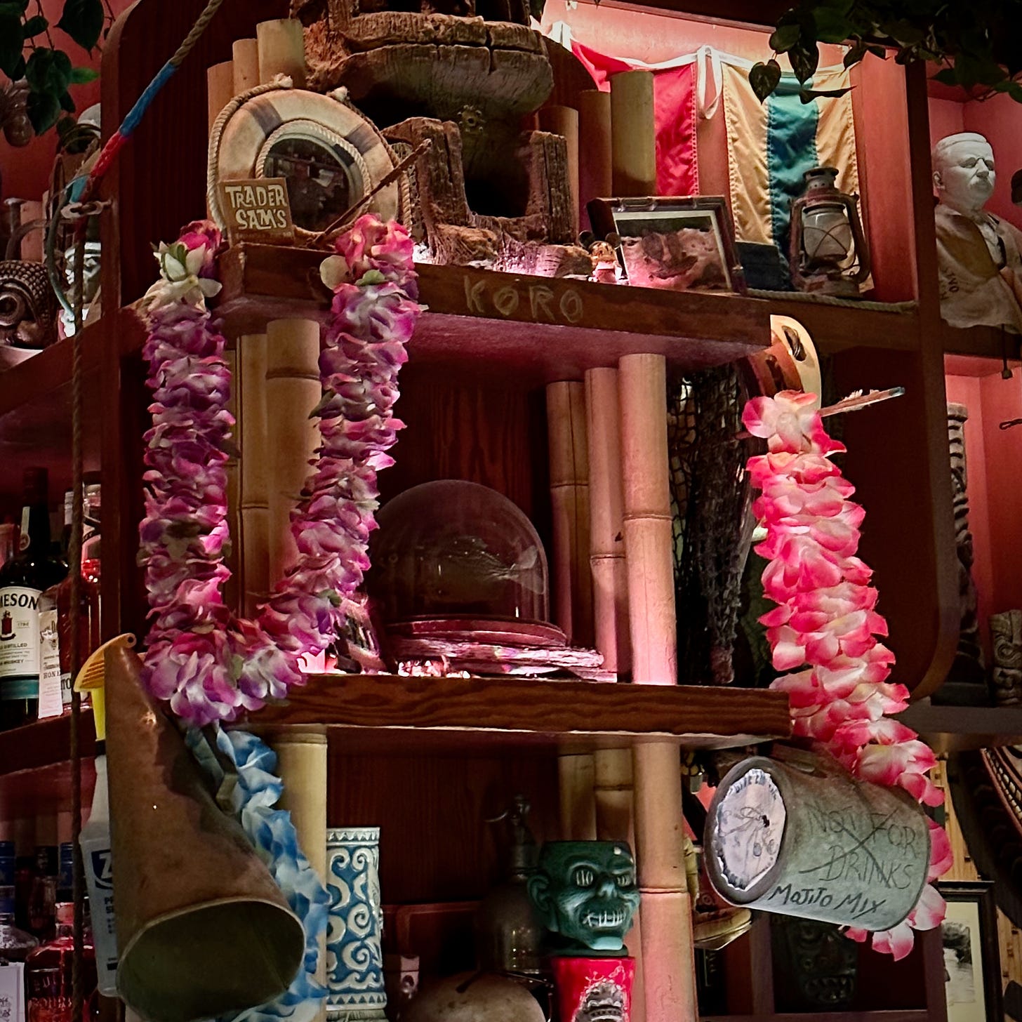 Inside Trader Sam's Enchanted Tiki Bar at Disneyland