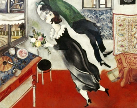 Head over heels in love: Marc and Bella Chagall's spectacular romance |  Theatre | The Guardian