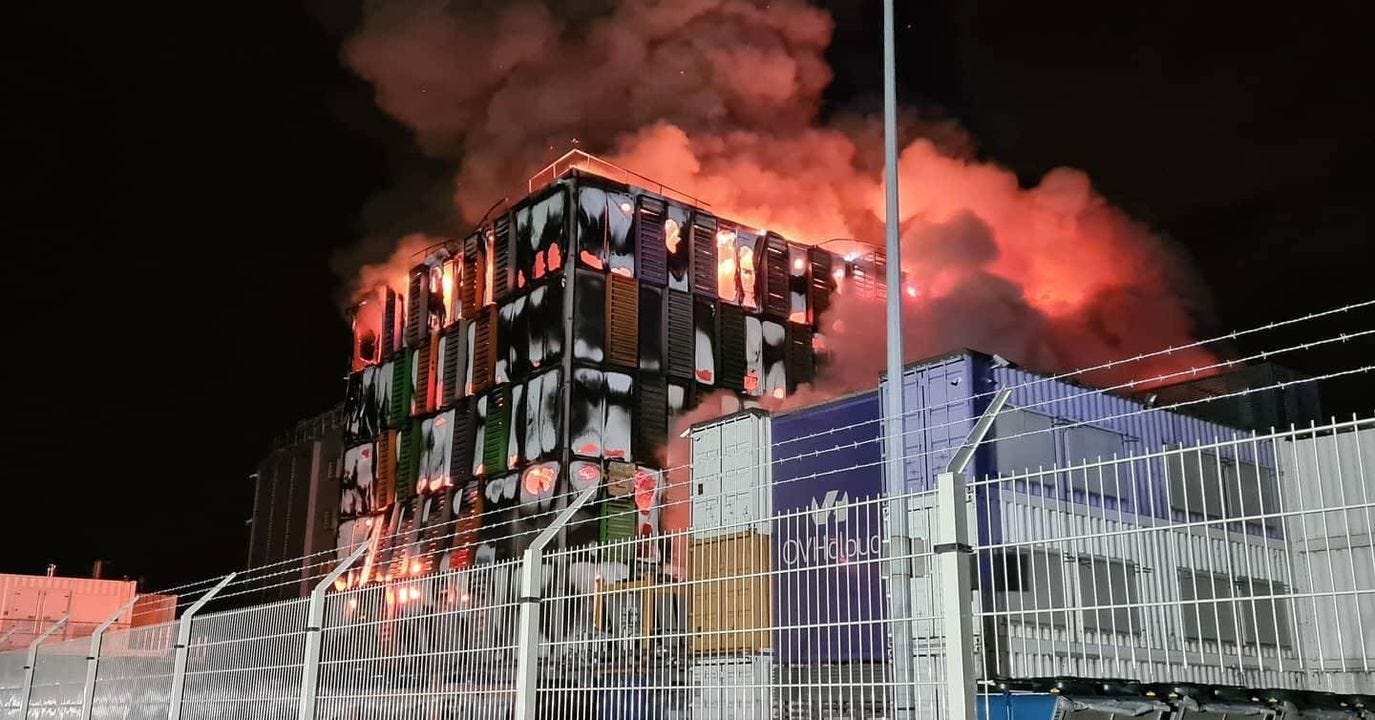 Retour d'expérience de l'incendie OVH Strasbourg de mars 2021: Les actions  d'OVH