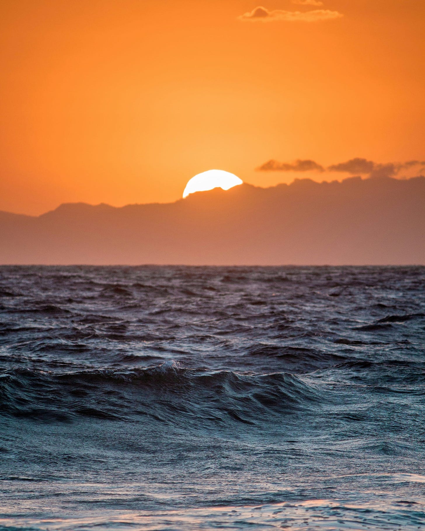 Sunrise and the Sea.