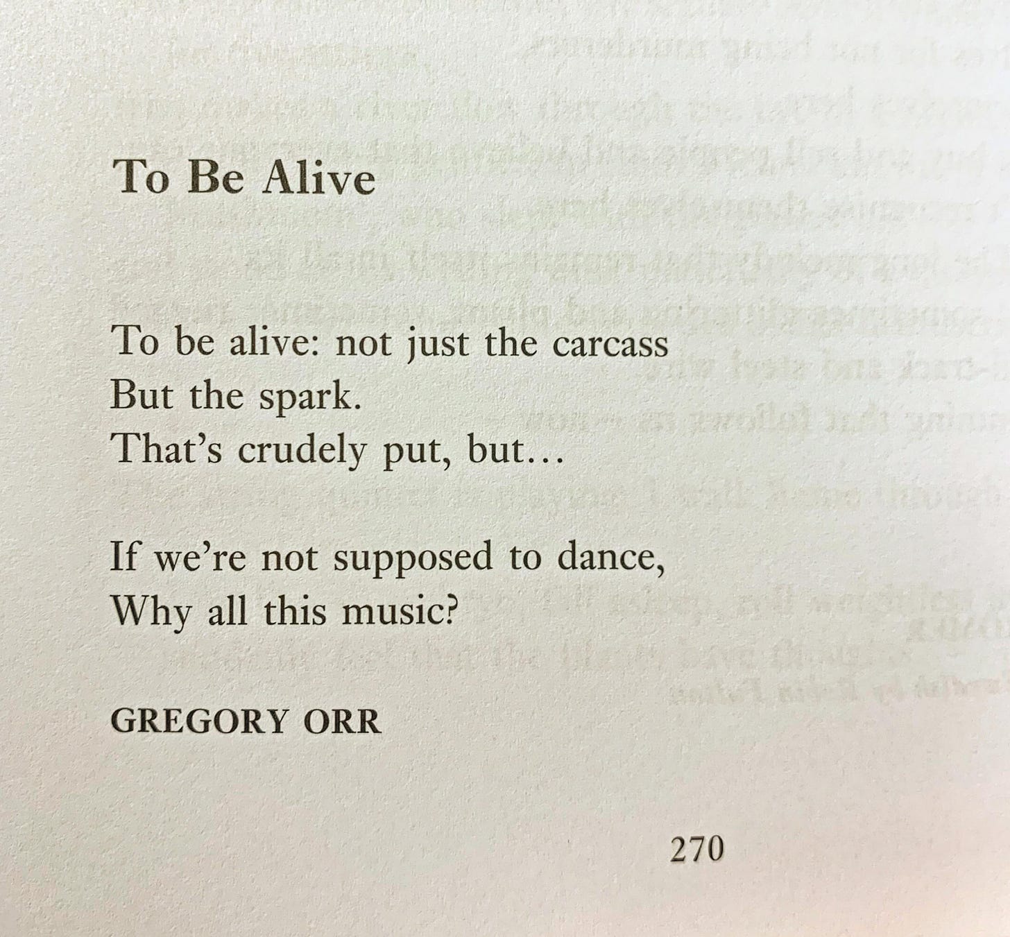 POEM] To Be Alive by Gregory Orr : r/Poetry