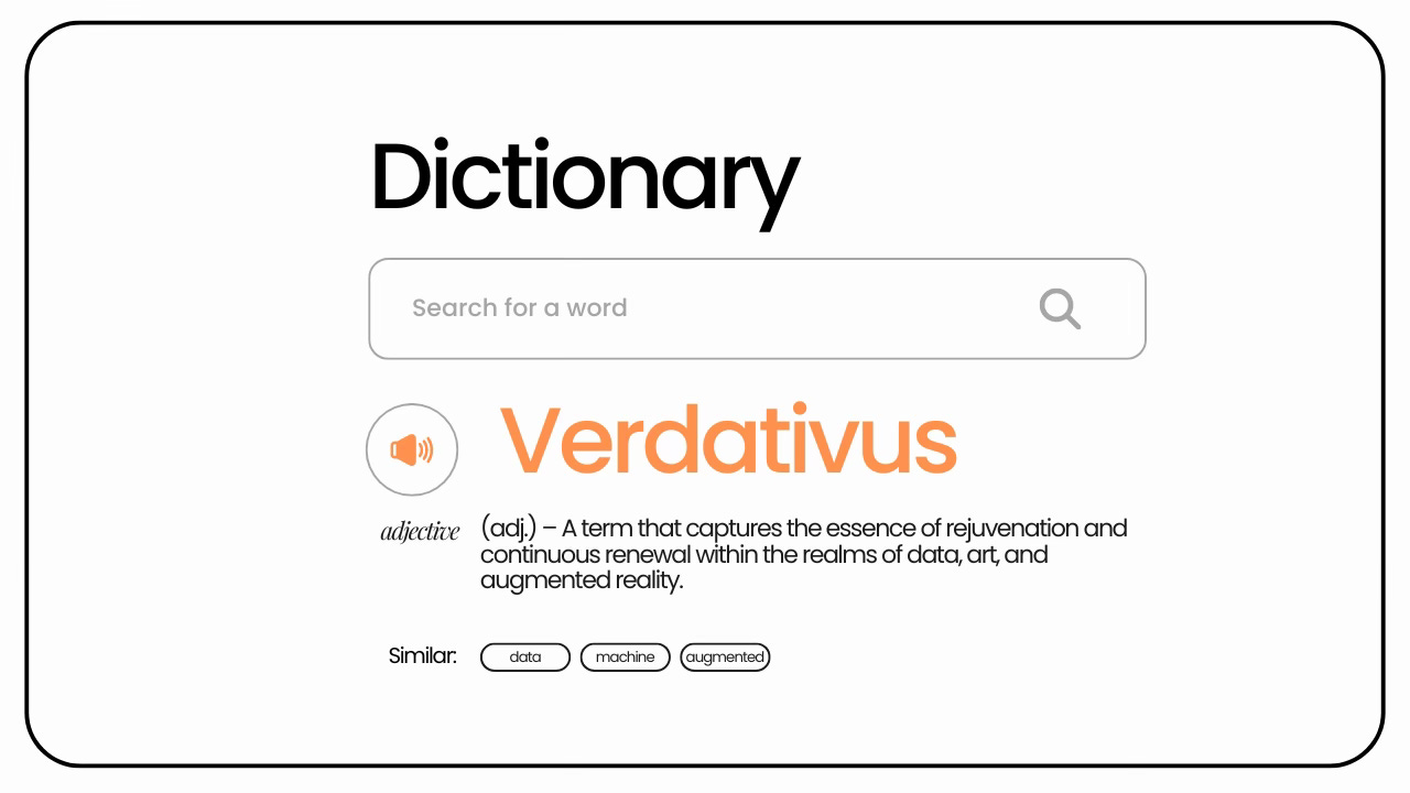 Verdativus, The Dictionary of Datasculpting