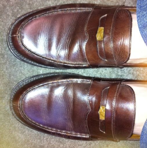 Penny Loafers with the Pennies