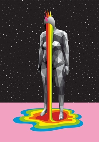 Rainbow Vomit (First Edition) by Okuda Editioned artwork | Art Collectorz
