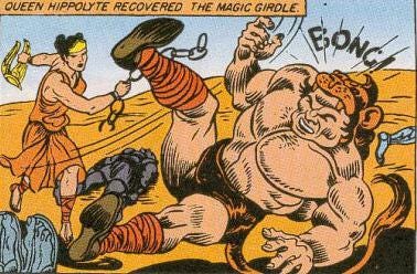 Alastair Blanshard on X: "The #Amazon Queen #Hippolyta is victorious over # Hercules (All-Star Comics 8, 1941 - "Introducing Wonder Woman")  http://t.co/K8UJ0cPNLS" / X