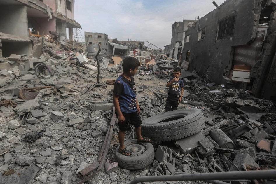 Israel/Gaza Hostilities Take Horrific Toll on Children | Human Rights Watch