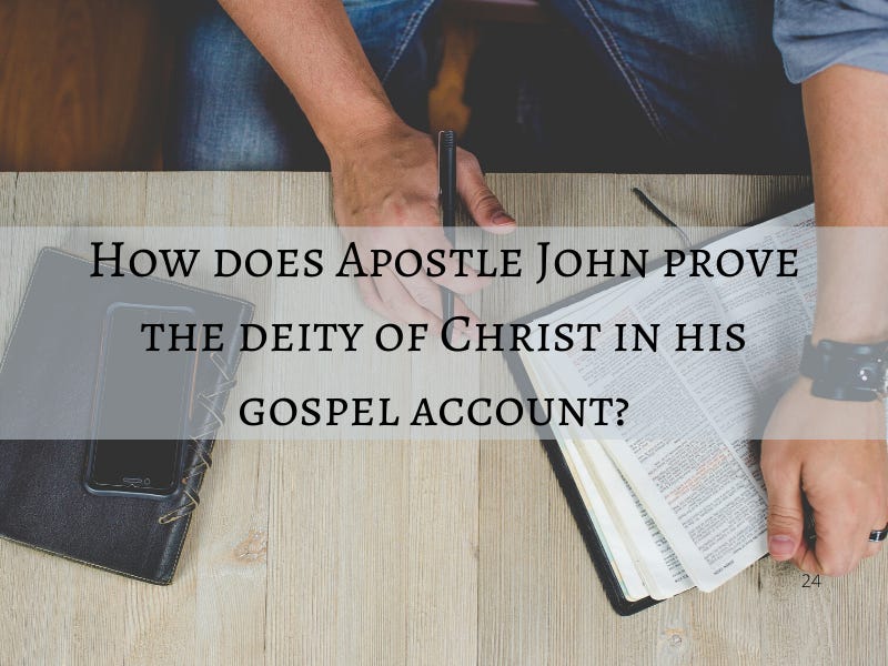 APOSTLE PAUL PROVES DEITY OF CHRIST (1 of 4)