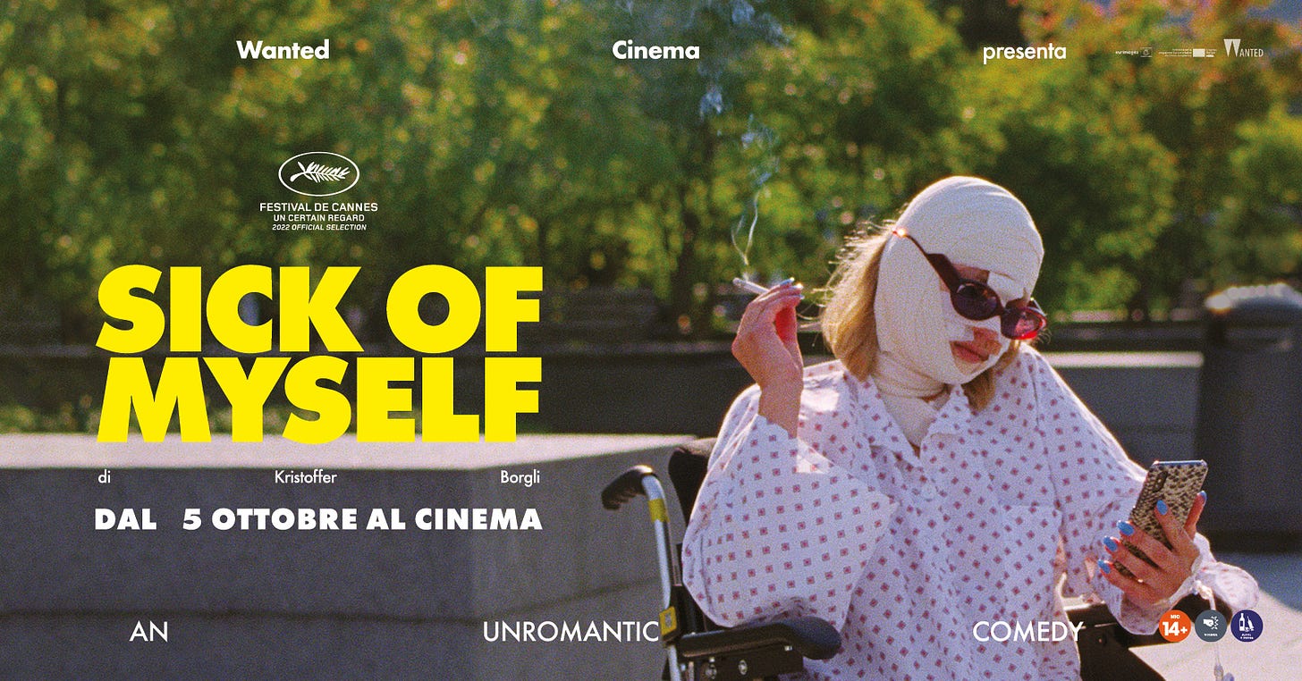 Sick of Myself, dal 5 ottobre al cinema - Horror Italia 24