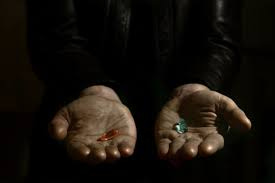 Image result for picture of the red pill.