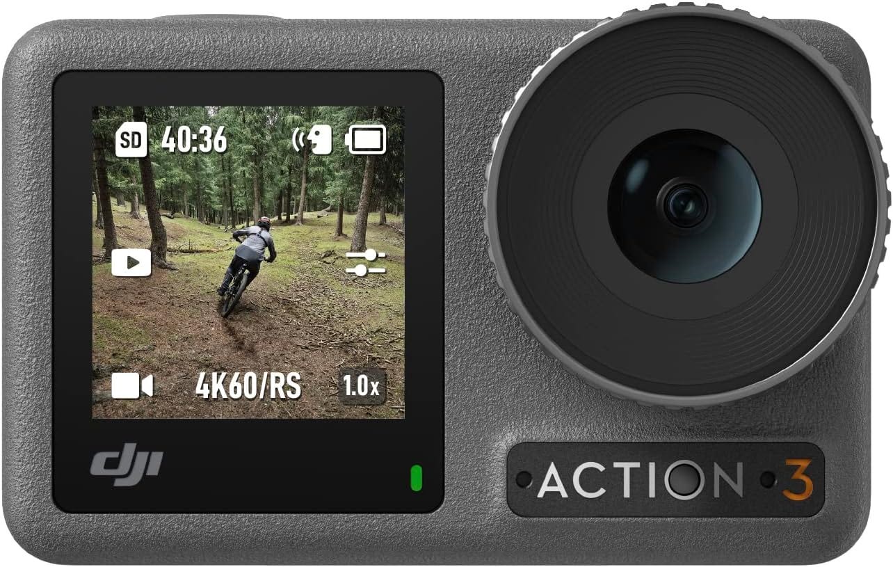 DJI Osmo Action 3 rugged action camera with modular design and stabilization for dynamic vlogging
