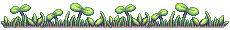 Pixel art of cute plants being used as a divider