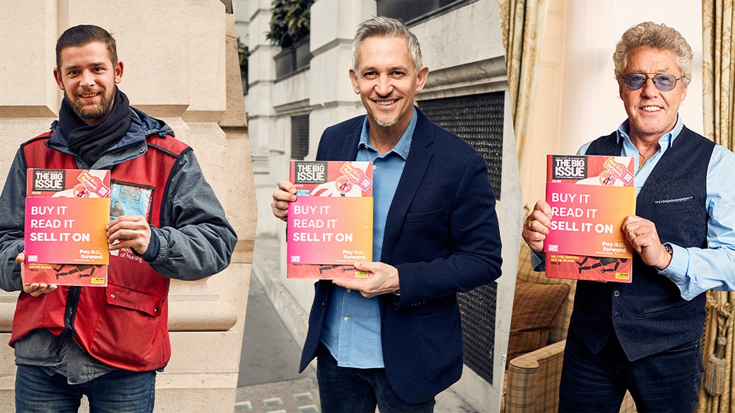 The Big Issue becomes first resellable magazine with Pay It Forward launch