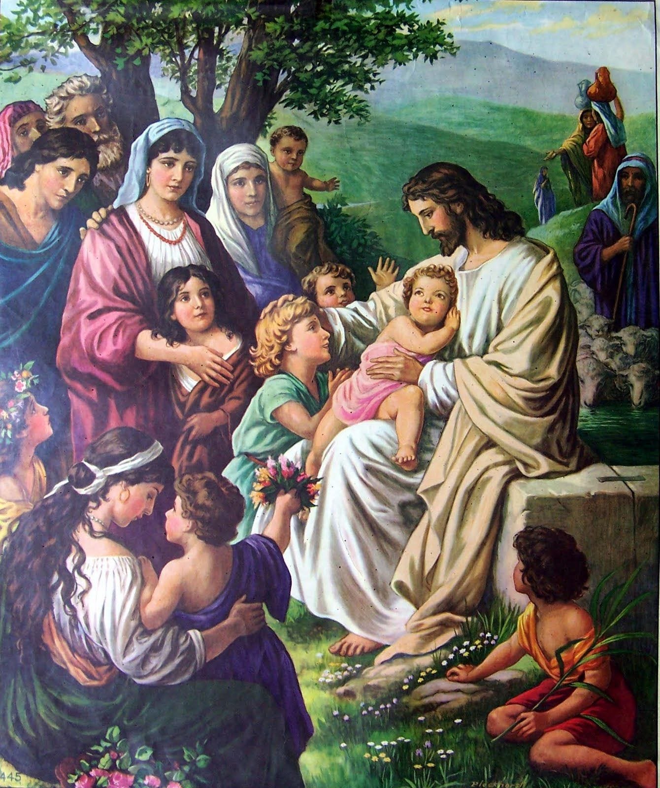 Pin on Jesus and children