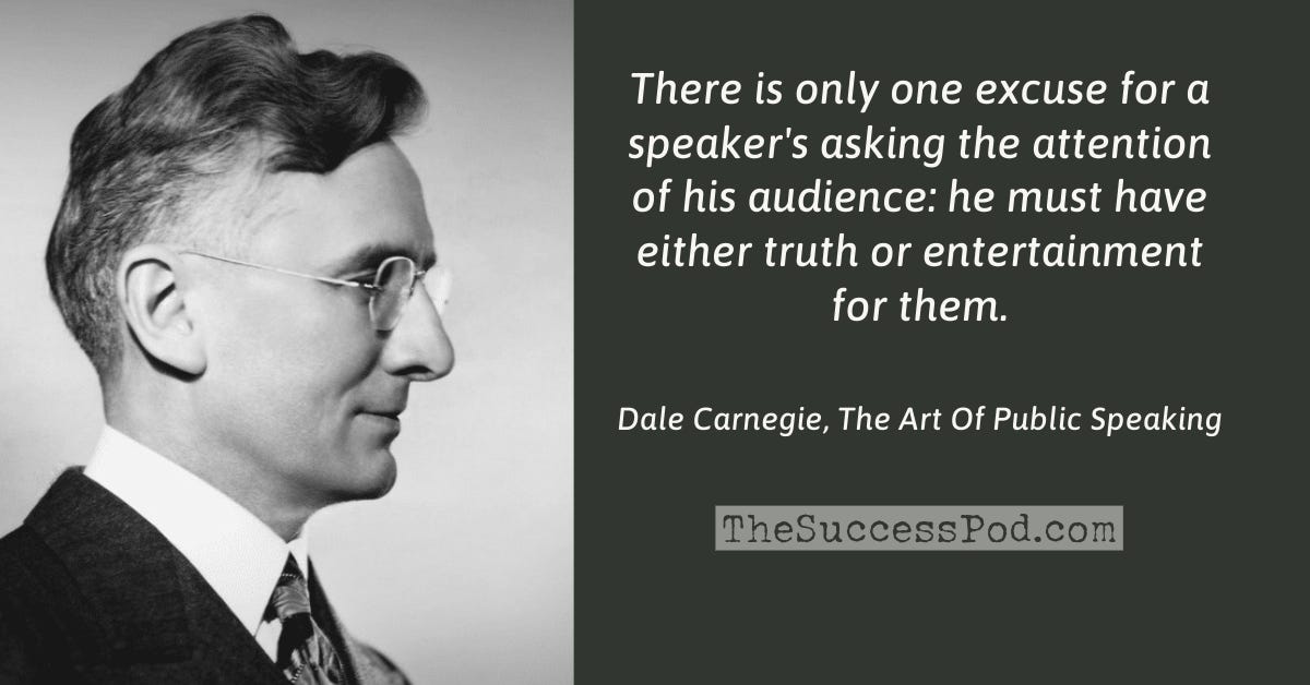 Master 'The Art of Public Speaking' with Dale Carnegie
